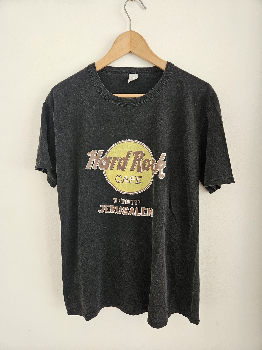 Vintage Hard Rock Cafe Shirt Jerusalem Mens Extra Large 80s 90s